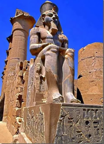 Ramesses's II statue --  Luxor Temple, Egypt