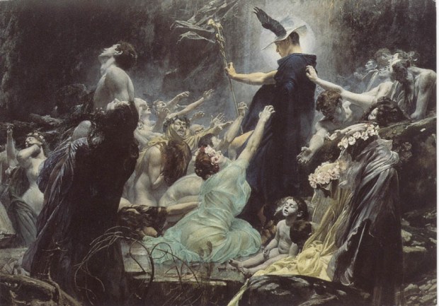 The Souls of Archeron- Adolf Hiremy-Hirschl 1898 