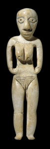 A female image in ivory from the early predynastic period in Badari
