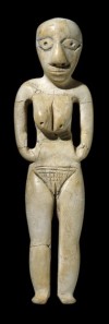 A female image in ivory from the early predynastic period in Badari